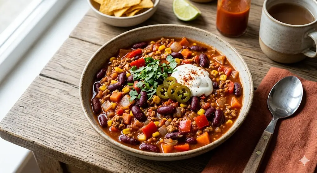 Chili sin carne aux haricots rouges