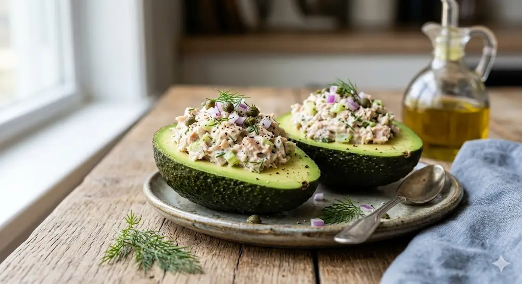 Avocat farci au thon