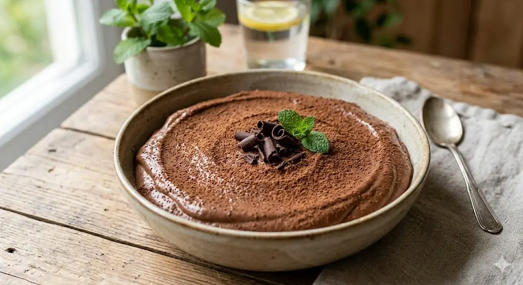 Mousse mascarpone cacao sans sucre